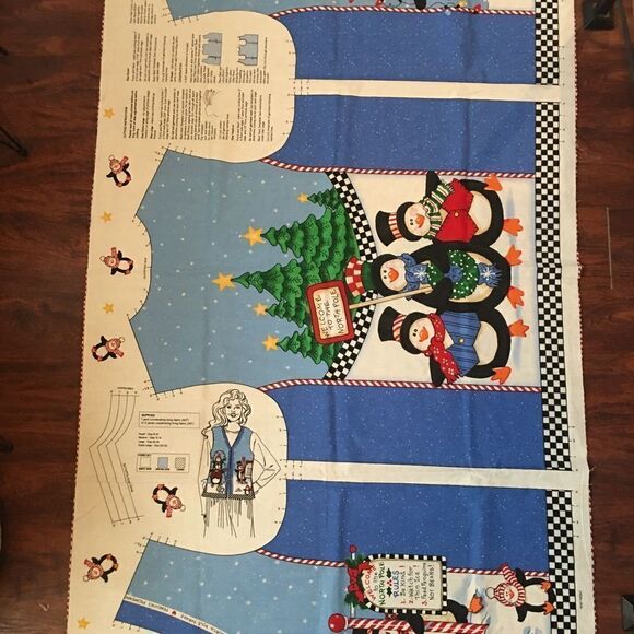 Fabric Panel Tuxedo Junction Vest Cut & Sew - Picture 5 of 5